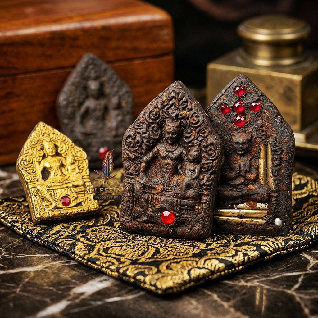 💥 THE MASTERPIECE OF TRI-MASTER SANGHA BLESSINGS & TIMELESS SEDUCTION: THE THREE-MASTER KHUN PHAEN SANEH (HERB MATRIX EDITION)! Thai Blessing Co By RURUECHA