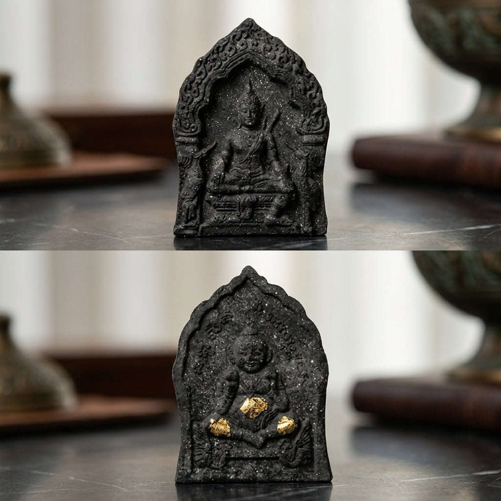 💥 THE METALLIC MASTERPIECE OF IRON-FLOW MAGNETISM & TRIPLE-TAKRUD FORTUNE: THE LUANG PHO WATCHARA 2548 MAHA LAP KHUN PHAEN! Thai Blessing Co By RURUECHA