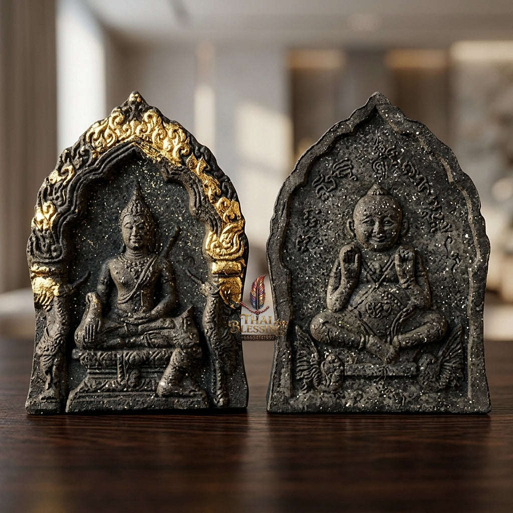 💥 THE METALLIC MASTERPIECE OF IRON-FLOW MAGNETISM & TRIPLE-TAKRUD FORTUNE: THE LUANG PHO WATCHARA 2548 MAHA LAP KHUN PHAEN! Thai Blessing Co By RURUECHA