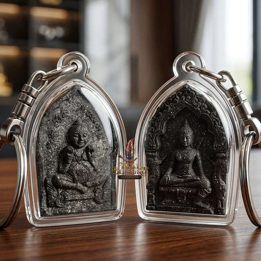 💥 THE METALLIC MASTERPIECE OF IRON-FLOW MAGNETISM & TRIPLE-TAKRUD FORTUNE: THE LUANG PHO WATCHARA 2548 MAHA LAP KHUN PHAEN! Thai Blessing Co By RURUECHA