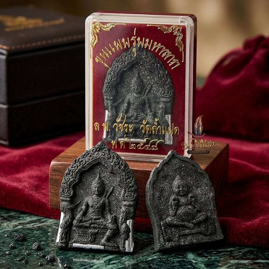 💥 THE METALLIC MASTERPIECE OF IRON-FLOW MAGNETISM & TRIPLE-TAKRUD FORTUNE: THE LUANG PHO WATCHARA 2548 MAHA LAP KHUN PHAEN! Thai Blessing Co By RURUECHA