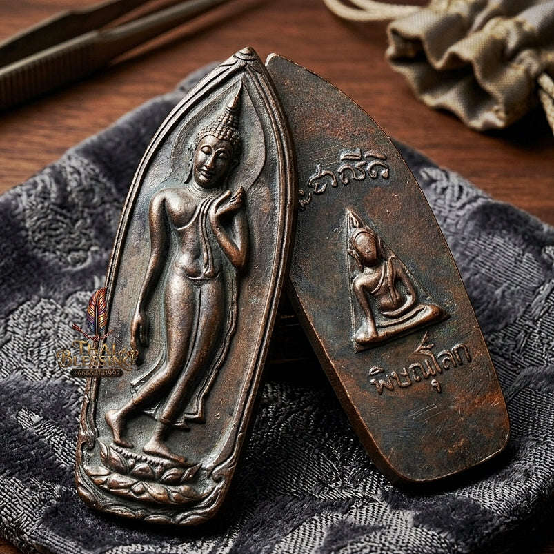 🪙 THE MONUMENTAL 1971 WAT NANG PHAYA CHAKRAPATRI TRILLION-METTA & CAREER-ASCENT SOVEREIGNTY: THE PHRA LELA LANG PHRA NANG PHAYA - ROM DAM COPPER EDITION Thai Blessing Co By RURUECHA