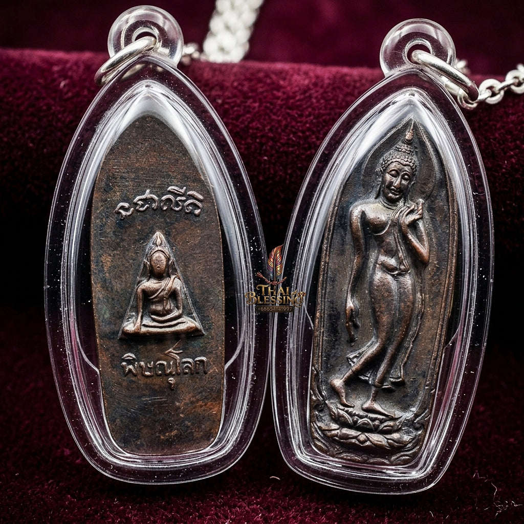 🪙 THE MONUMENTAL 1971 WAT NANG PHAYA CHAKRAPATRI TRILLION-METTA & CAREER-ASCENT SOVEREIGNTY: THE PHRA LELA LANG PHRA NANG PHAYA - ROM DAM COPPER EDITION Thai Blessing Co By RURUECHA