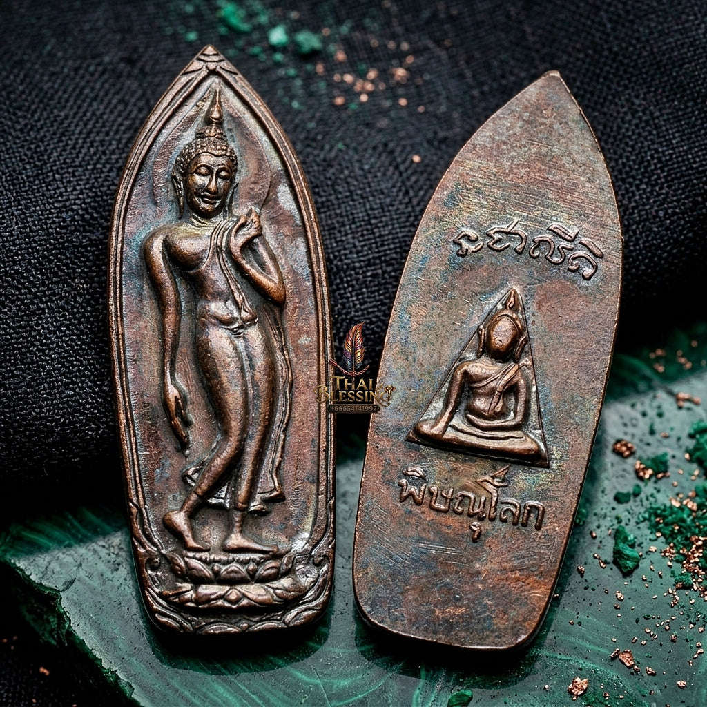 🪙 THE MONUMENTAL 1971 WAT NANG PHAYA CHAKRAPATRI TRILLION-METTA & CAREER-ASCENT SOVEREIGNTY: THE PHRA LELA LANG PHRA NANG PHAYA - ROM DAM COPPER EDITION Thai Blessing Co By RURUECHA