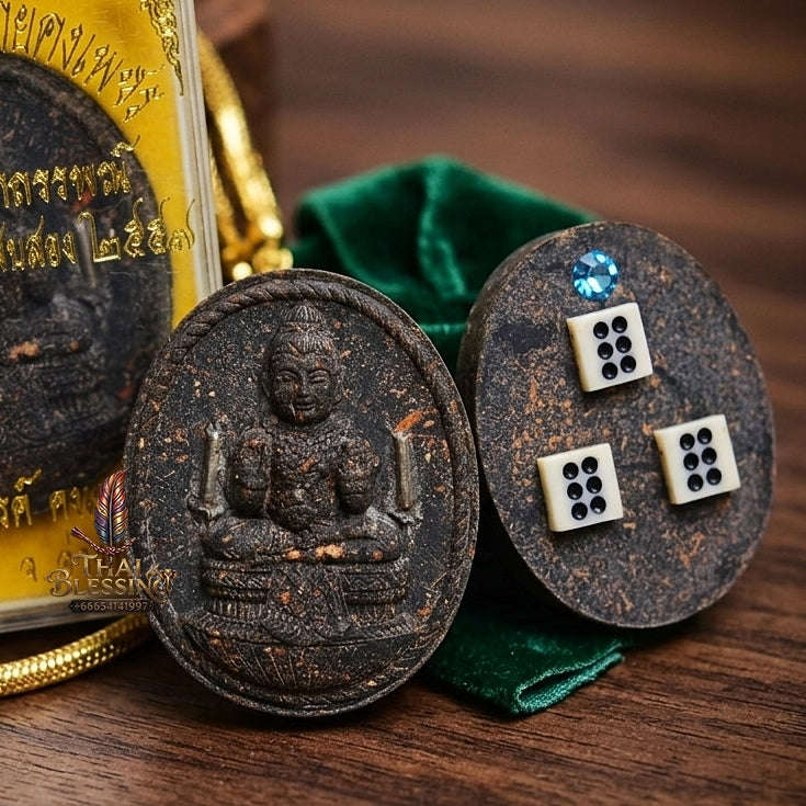 💀 THE MONUMENTAL AYUTTHAYA MASTERPIECE OF LEGENDARY NECROMANCY, PHRAI KUMAN POWDER & DICE-EMBEDDED FORTUNE SOVEREIGNTY: KUMAN THONG Thai Blessing Co By RURUECHA