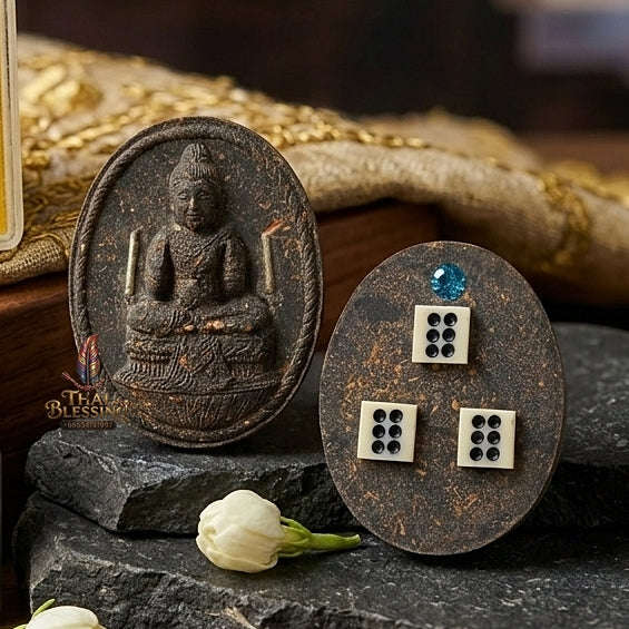 💀 THE MONUMENTAL AYUTTHAYA MASTERPIECE OF LEGENDARY NECROMANCY, PHRAI KUMAN POWDER & DICE-EMBEDDED FORTUNE SOVEREIGNTY: KUMAN THONG Thai Blessing Co By RURUECHA