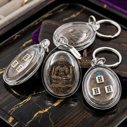 💀 THE MONUMENTAL AYUTTHAYA MASTERPIECE OF LEGENDARY NECROMANCY, PHRAI KUMAN POWDER & DICE-EMBEDDED FORTUNE SOVEREIGNTY: KUMAN THONG Thai Blessing Co By RURUECHA