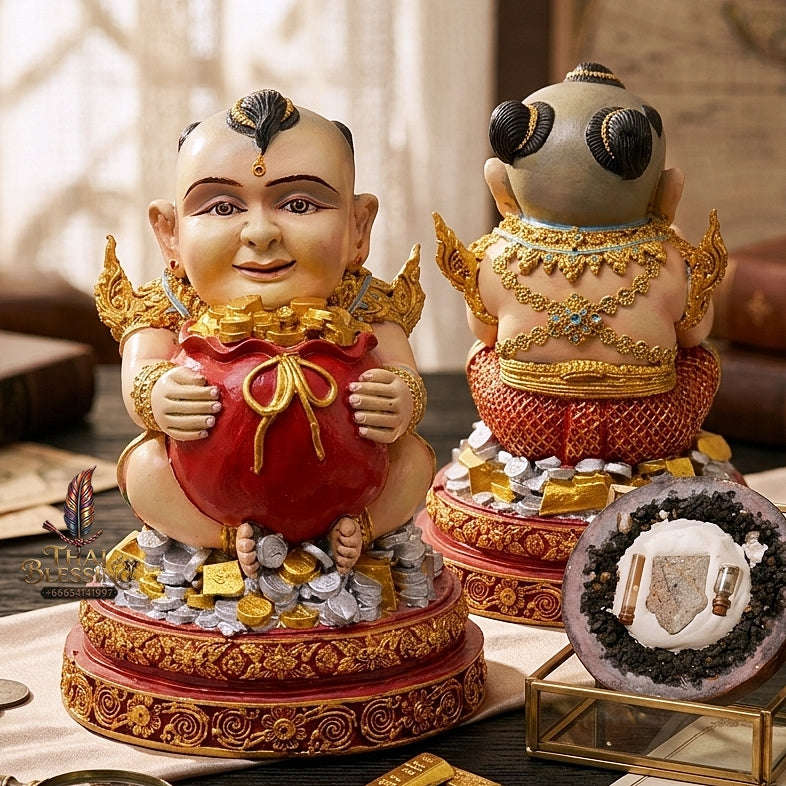 🌟 THE MONUMENTAL AYUTTHAYA MASTERPIECE OF LEGENDARY OCCULT NECROMANCY, ALCHEMICAL MINERAL POWDER & SUPREME CHILD SPIRIT SOVEREIGNTY: KUMAN THONG Thai Blessing Co By RURUECHA