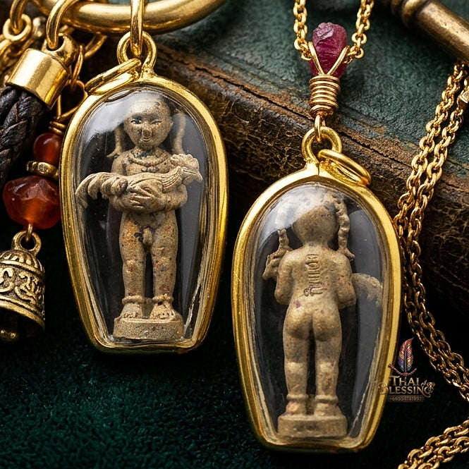 👶 THE MONUMENTAL BANGKOK ESOTERIC MASTERPIECE OF POWERFUL PHRAI KUMARN NECROMANCY, KUMAN KIM HENG Thai Blessing Co By RURUECHA