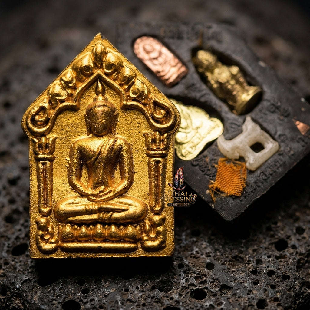 💥 THE MONUMENTAL BORDERLANDS-LINEAGE MASTERPIECE OF CAMBODIAN-THAI GHOST-POWDER ALCHEMY: "PHRA KHUNPHAEN PHONG PHOY KUMAR - BURAPHA SONG PHAENDIN Thai Blessing Co By RURUECHA