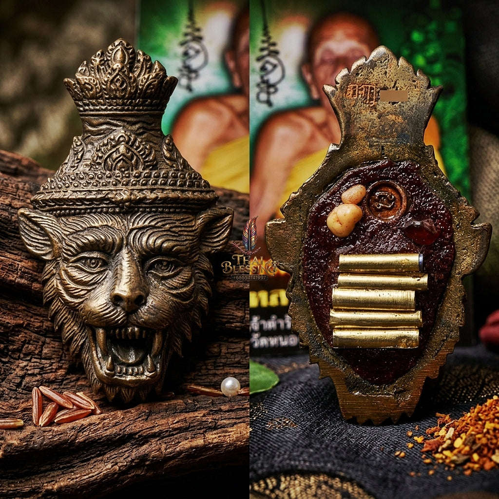 🐅 THE MONUMENTAL CENTRAL THAILAND FOREST MASTERPIECE OF FIERCE TIGER-SHAMAN SOURCERY, MAHA AMNAT SOVEREIGNTY & UNSHAKABLE SPIRITUAL COMMAND: RUE SI POO SUEA / POO CHAO SAMING PHRAI Thai Blessing Co By RURUECHA