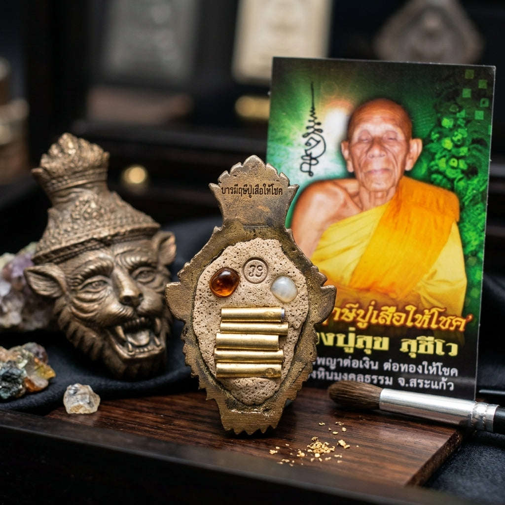 🐅 THE MONUMENTAL CENTRAL THAILAND FOREST MASTERPIECE OF FIERCE TIGER-SHAMAN SOURCERY, MAHA AMNAT SOVEREIGNTY & UNSHAKABLE SPIRITUAL COMMAND: RUE SI POO SUEA / POO CHAO SAMING PHRAI Thai Blessing Co By RURUECHA