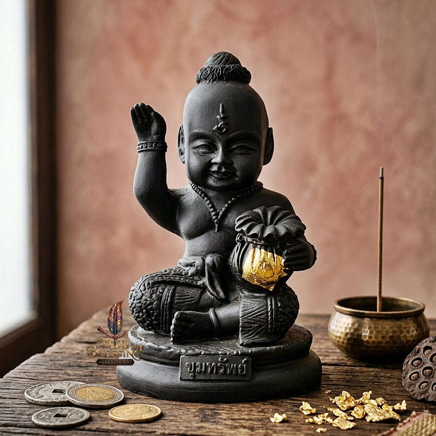 🟢 THE MONUMENTAL CENTRAL THAILAND MASTERPIECE OF MOUNTAIN TEMPLE NECROMANCY, VIBRANT RESIN SCULPTURE & TREASURE-HOARDING SOVEREIGNTY: KUMAN KHUM SAP Thai Blessing Co By RURUECHA