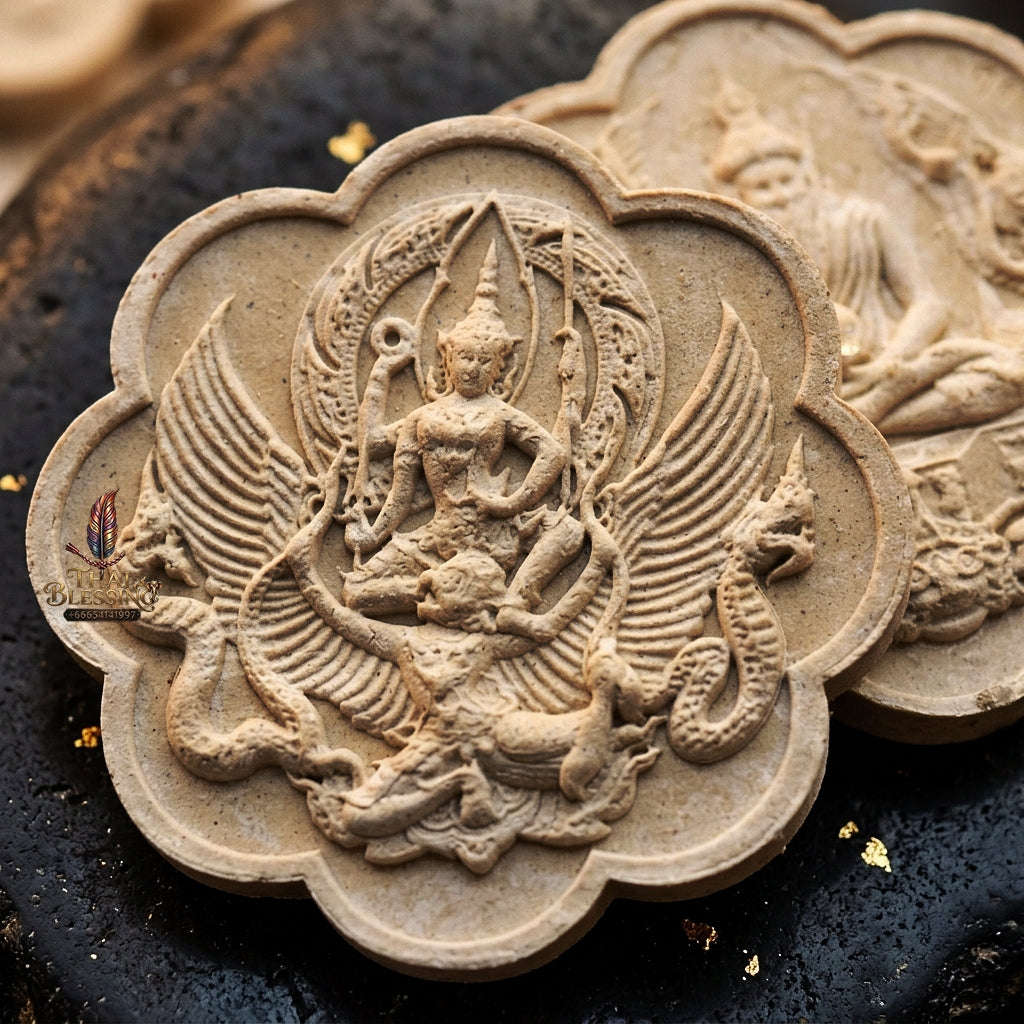 💥 THE MONUMENTAL CHAINAT MASTERPIECE OF FOREST-LINEAGE ASCETIC WISDOM: THE LUANG PHOR BOONGEUT WAT KHAODIN BOROMAKHRU PHOO RUE-SI NARAI (PURE WHITE HOLY POWDER EDITION, BE 2551)! Thai Blessing Co By RURUECHA