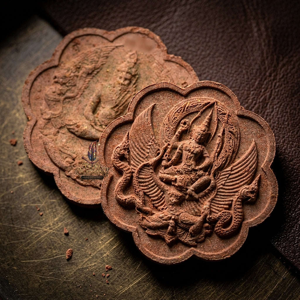 💥 THE MONUMENTAL CHAINAT MASTERPIECE OF FOREST-LINEAGE ASCETIC WISDOM: THE LUANG PHOR BOONGEUT WAT KHAODIN BOROMAKHRU PHOO RUE-SI NARAI (SACRED BROWN HERBAL POWDER EDITION, BE 2551)! Thai Blessing Co By RURUECHA