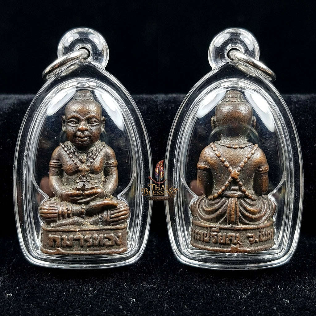 🪙 THE MONUMENTAL CHAINAT MASTERPIECE OF LEGENDARY WICHA TAT MAHA PHROM, BLACK-OXIDIZED COPPER & SUPREME SPIRIT SOVEREIGNTY: KUMAN THONG Thai Blessing Co By RURUECHA