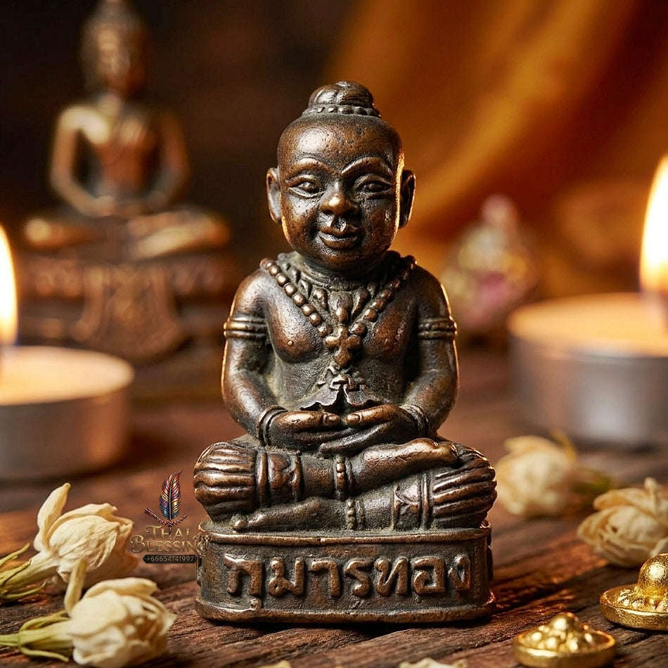 🪙 THE MONUMENTAL CHAINAT MASTERPIECE OF LEGENDARY WICHA TAT MAHA PHROM, BLACK-OXIDIZED COPPER & SUPREME SPIRIT SOVEREIGNTY: KUMAN THONG Thai Blessing Co By RURUECHA