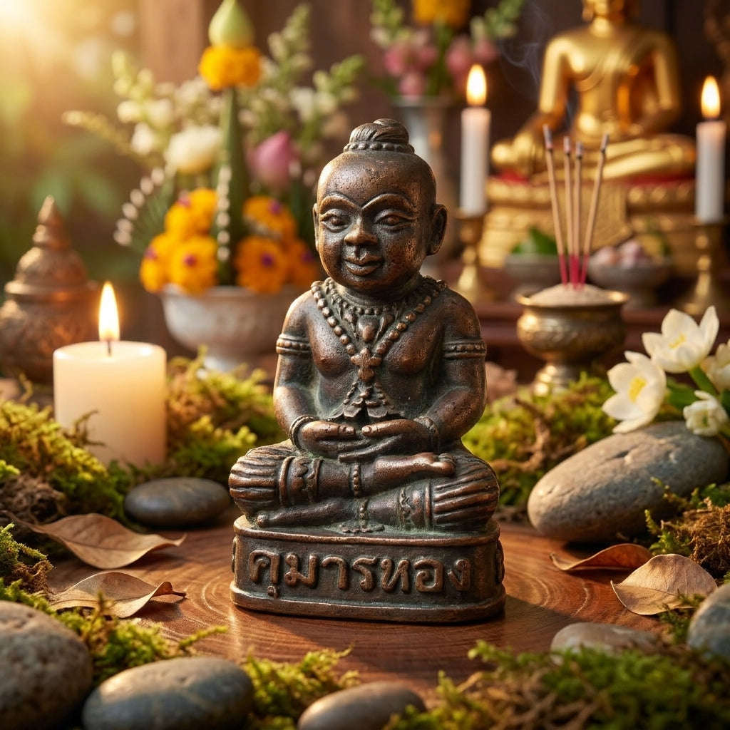 🪙 THE MONUMENTAL CHAINAT MASTERPIECE OF LEGENDARY WICHA TAT MAHA PHROM, BLACK-OXIDIZED COPPER & SUPREME SPIRIT SOVEREIGNTY: KUMAN THONG Thai Blessing Co By RURUECHA