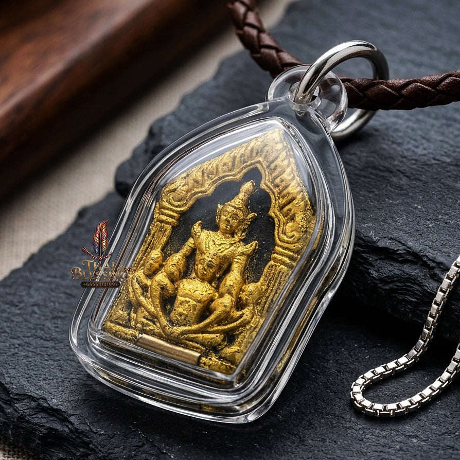 💥 THE MONUMENTAL CHANTHABURI MASTERPIECE OF TRIPLE-OCCULT CONVERGENCE & 7-TAKRED ESOTERIC DOMINANCE: THE LUANG PHO SAMAN WAT NA SANAKNARK KHUNPHAEN SAM ATHAN (SPECIAL HERB MATRIX & PAT-THONG EDITION, BE 2558)! Thai Blessing Co By RURUECHA