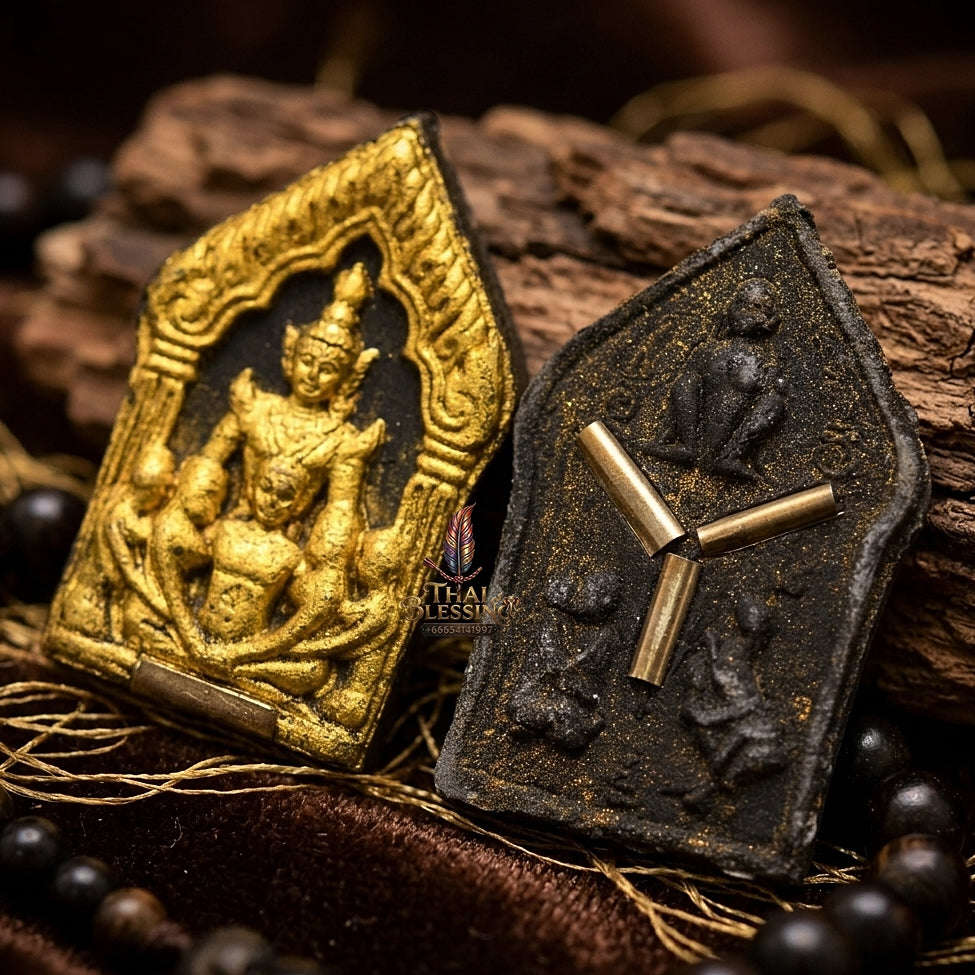 💥 THE MONUMENTAL CHANTHABURI MASTERPIECE OF TRIPLE-OCCULT CONVERGENCE & 7-TAKRED ESOTERIC DOMINANCE: THE LUANG PHO SAMAN WAT NA SANAKNARK KHUNPHAEN SAM ATHAN (SPECIAL HERB MATRIX & PAT-THONG EDITION, BE 2558)! Thai Blessing Co By RURUECHA