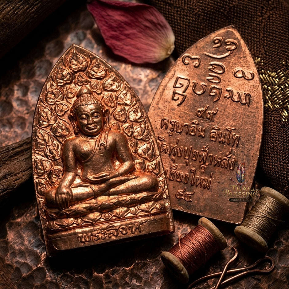 💥 THE MONUMENTAL CHIANG MAI LANNATHAI FOREST-LINEAGE MASTERPIECE OF BODHI-TREE BUDDHA SOVEREIGNTY & IMMACULATE BLESSINGS: PHRA SINGH POK PHO Thai Blessing Co By RURUECHA