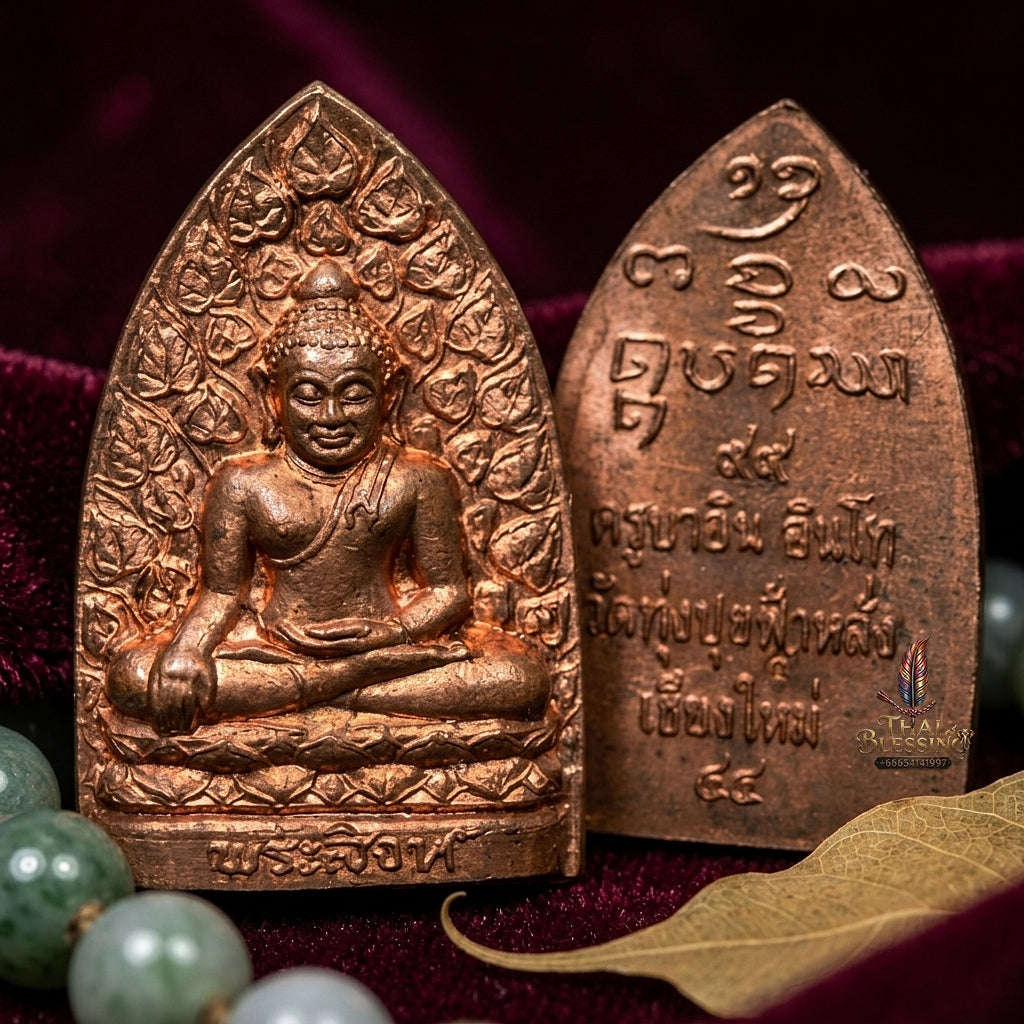 💥 THE MONUMENTAL CHIANG MAI LANNATHAI FOREST-LINEAGE MASTERPIECE OF BODHI-TREE BUDDHA SOVEREIGNTY & IMMACULATE BLESSINGS: PHRA SINGH POK PHO Thai Blessing Co By RURUECHA