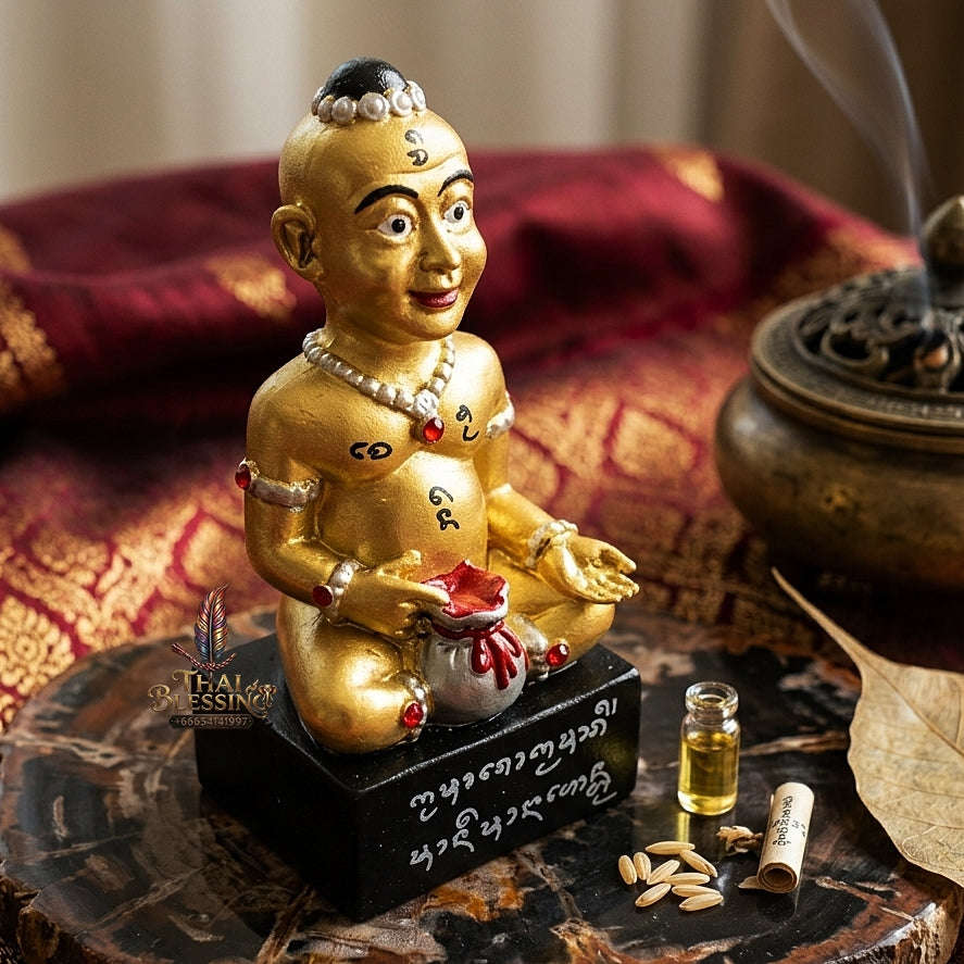 👻 THE MONUMENTAL CHIANG MAI MASTERPIECE OF NORTHERN FORESTRY NECROMANCY, VIBRANT RESIN SCULPTURE & FIERCE CHILD SPIRIT SOVEREIGNTY: KUMAN THONG KHANONG RIT Thai Blessing Co By RURUECHA
