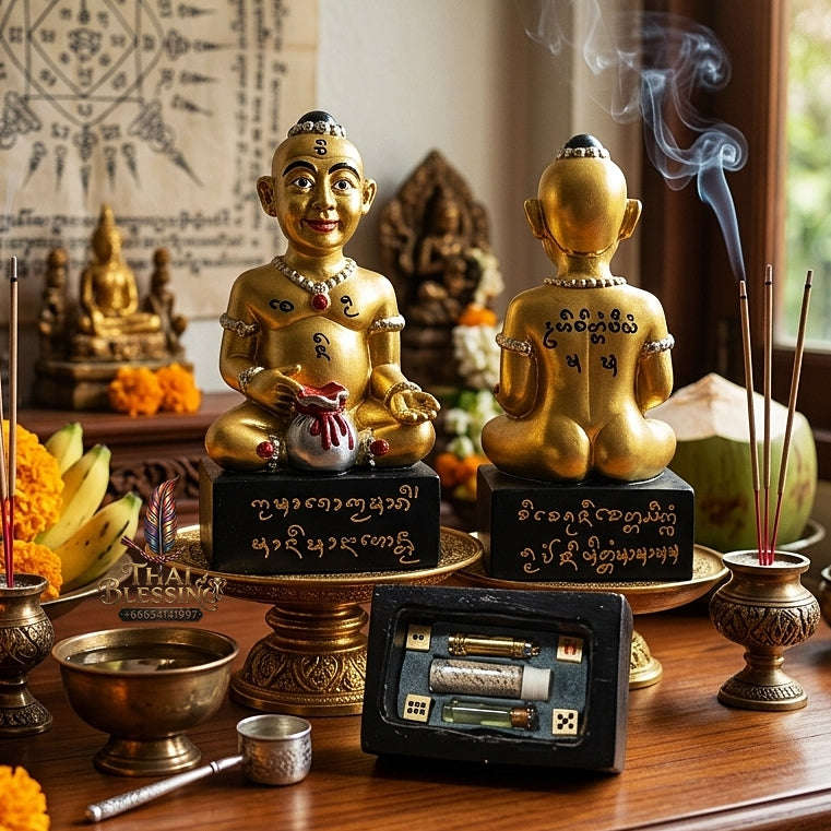 👻 THE MONUMENTAL CHIANG MAI MASTERPIECE OF NORTHERN FORESTRY NECROMANCY, VIBRANT RESIN SCULPTURE & FIERCE CHILD SPIRIT SOVEREIGNTY: KUMAN THONG KHANONG RIT Thai Blessing Co By RURUECHA