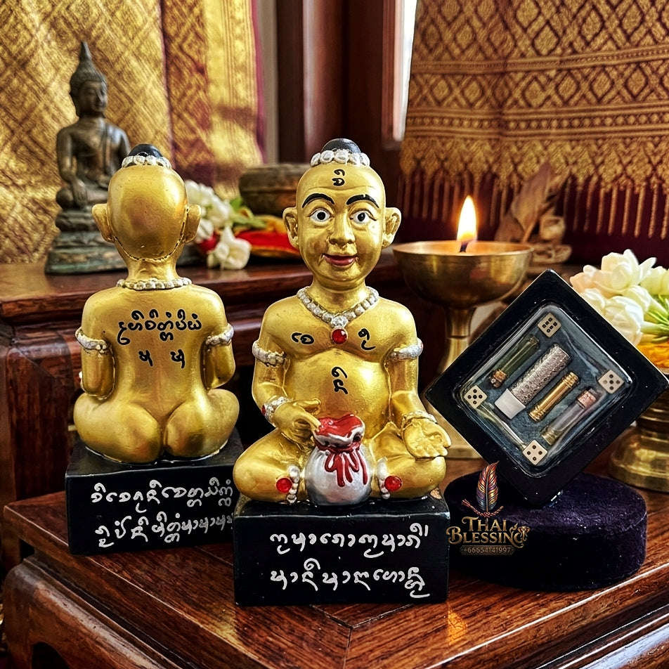 👻 THE MONUMENTAL CHIANG MAI MASTERPIECE OF NORTHERN FORESTRY NECROMANCY, VIBRANT RESIN SCULPTURE & FIERCE CHILD SPIRIT SOVEREIGNTY: KUMAN THONG KHANONG RIT Thai Blessing Co By RURUECHA