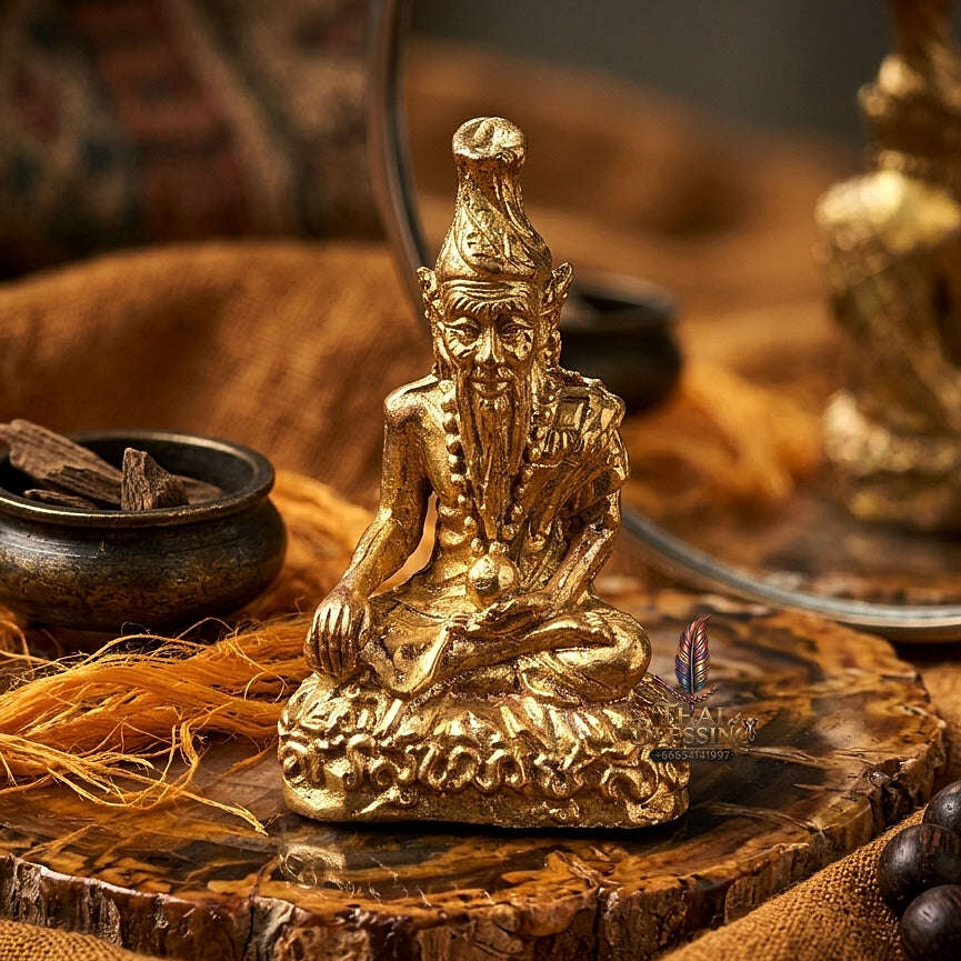 💥 THE MONUMENTAL DIVINE-TEACHER MASTERPIECE OF SUPREME SHIVA-RISHI ASCETIC ALCHEMY: PHRA DAKSHINAMURTI / POO RUE-SI ISSAVAR" Thai Blessing Co By RURUECHA