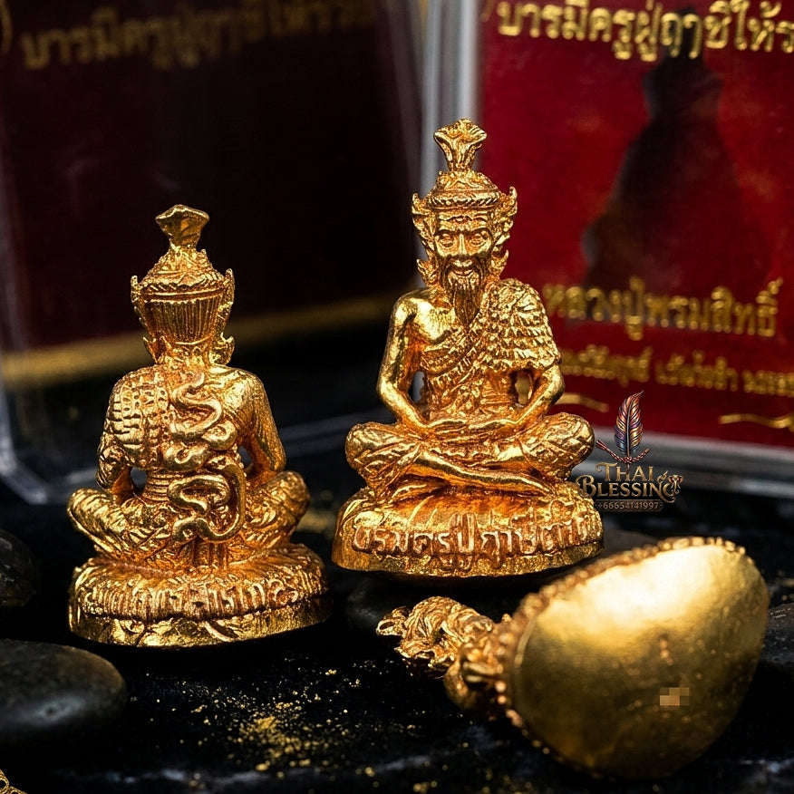💥 THE MONUMENTAL ESOTERIC FOREST MASTERPIECE OF FIERY SAGE VISION, IMPENETRABLE PROTECTION & SUPREME MAHA NTA SANEH: RUE SI TA FAI - THREE-EYED FIRE SAGE" Thai Blessing Co By RURUECHA