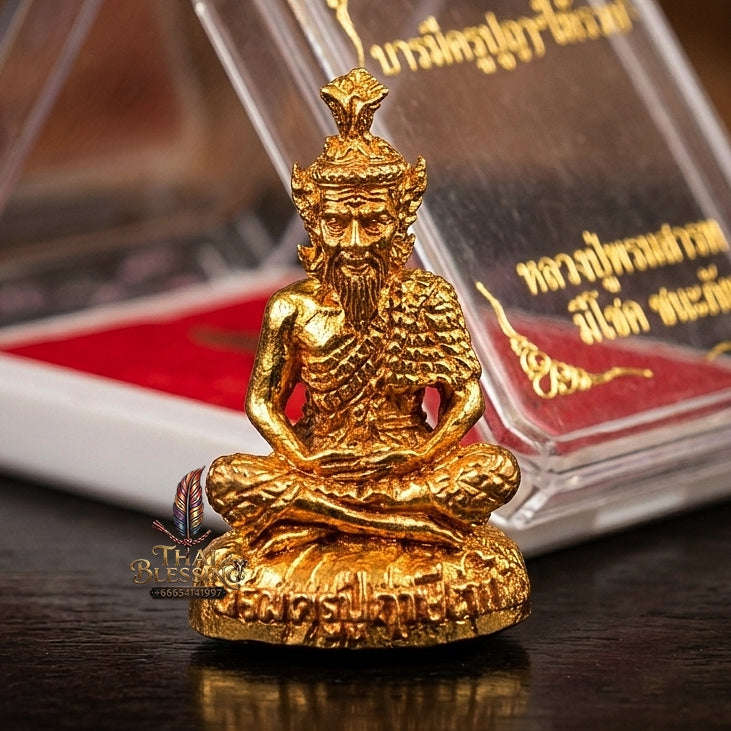 💥 THE MONUMENTAL ESOTERIC FOREST MASTERPIECE OF FIERY SAGE VISION, IMPENETRABLE PROTECTION & SUPREME MAHA NTA SANEH: RUE SI TA FAI - THREE-EYED FIRE SAGE" Thai Blessing Co By RURUECHA