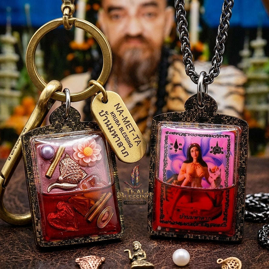 🦊 THE MONUMENTAL ESOTERIC FOREST MASTERPIECE OF MESMERIZING SEDUCTION, ILLUSORY ALLURE & MYSTIC ANIMAL SPIRIT MASTERY: LOCKET NANG JING JOK - NINE-TAILED VIXEN SPIRIT Thai Blessing Co By RURUECHA