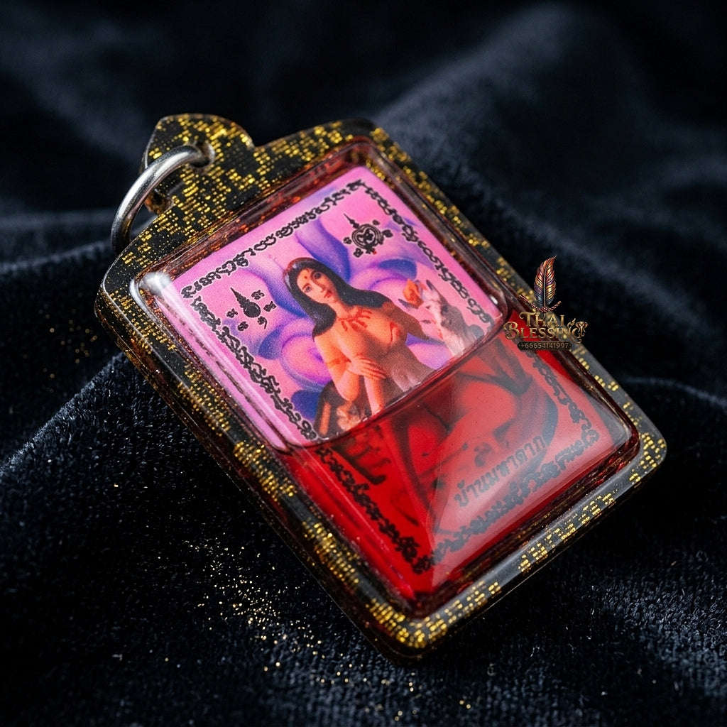 🦊 THE MONUMENTAL ESOTERIC FOREST MASTERPIECE OF MESMERIZING SEDUCTION, ILLUSORY ALLURE & MYSTIC ANIMAL SPIRIT MASTERY: LOCKET NANG JING JOK - NINE-TAILED VIXEN SPIRIT Thai Blessing Co By RURUECHA