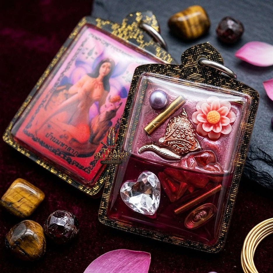 🦊 THE MONUMENTAL ESOTERIC FOREST MASTERPIECE OF MESMERIZING SEDUCTION, ILLUSORY ALLURE & MYSTIC ANIMAL SPIRIT MASTERY: LOCKET NANG JING JOK - NINE-TAILED VIXEN SPIRIT Thai Blessing Co By RURUECHA