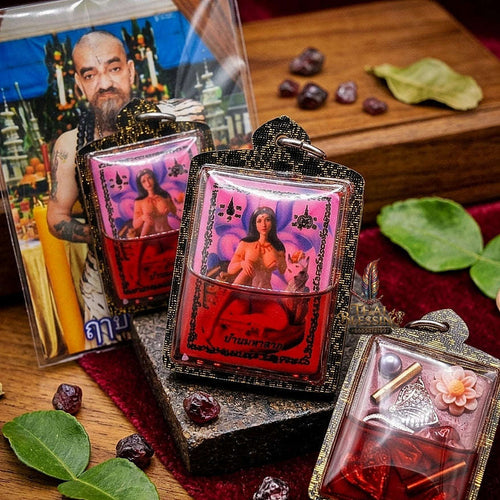 🦊 THE MONUMENTAL ESOTERIC FOREST MASTERPIECE OF MESMERIZING SEDUCTION, ILLUSORY ALLURE & MYSTIC ANIMAL SPIRIT MASTERY: LOCKET NANG JING JOK - NINE-TAILED VIXEN SPIRIT Thai Blessing Co By RURUECHA