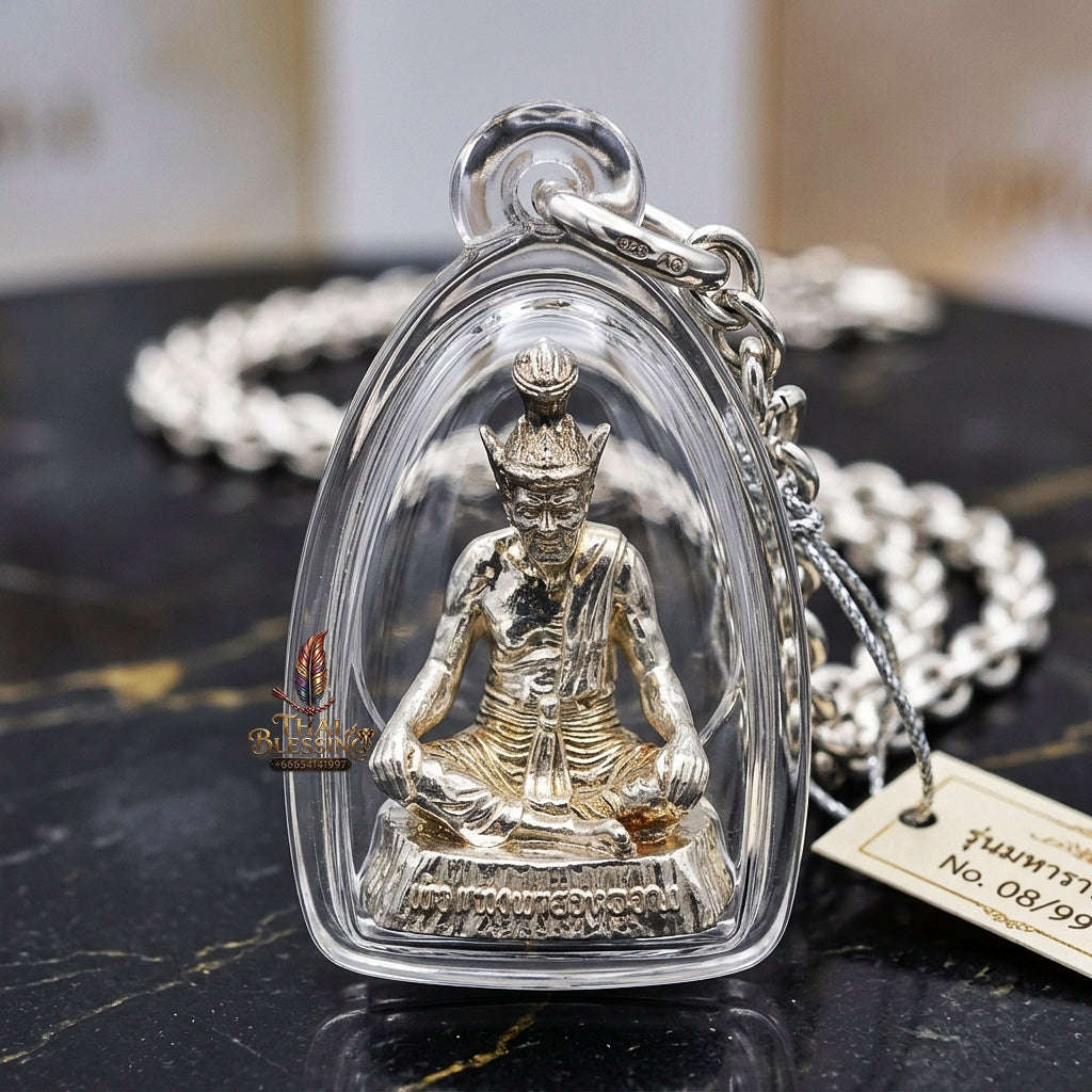 🔥 THE MONUMENTAL ESOTERIC MASTERPIECE OF DIVINE WISDOM, SILVER SOVEREIGNTY & INVINCIBLE PROTECTION RUE SI NAROD - SILVER-PLATED SAMRITH EDITION Thai Blessing Co By RURUECHA