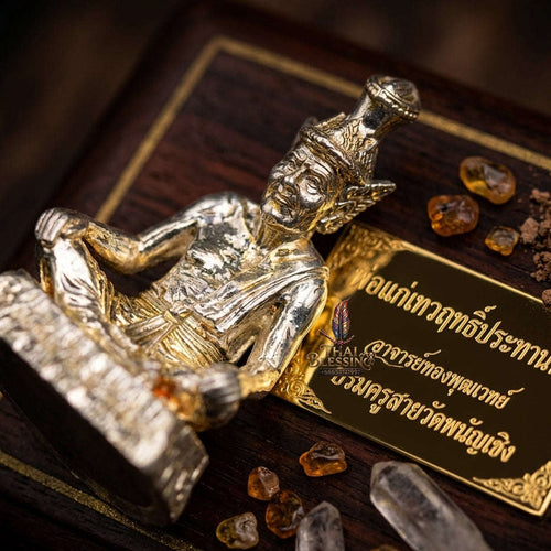 🔥 THE MONUMENTAL ESOTERIC MASTERPIECE OF DIVINE WISDOM, SILVER SOVEREIGNTY & INVINCIBLE PROTECTION RUE SI NAROD - SILVER-PLATED SAMRITH EDITION Thai Blessing Co By RURUECHA