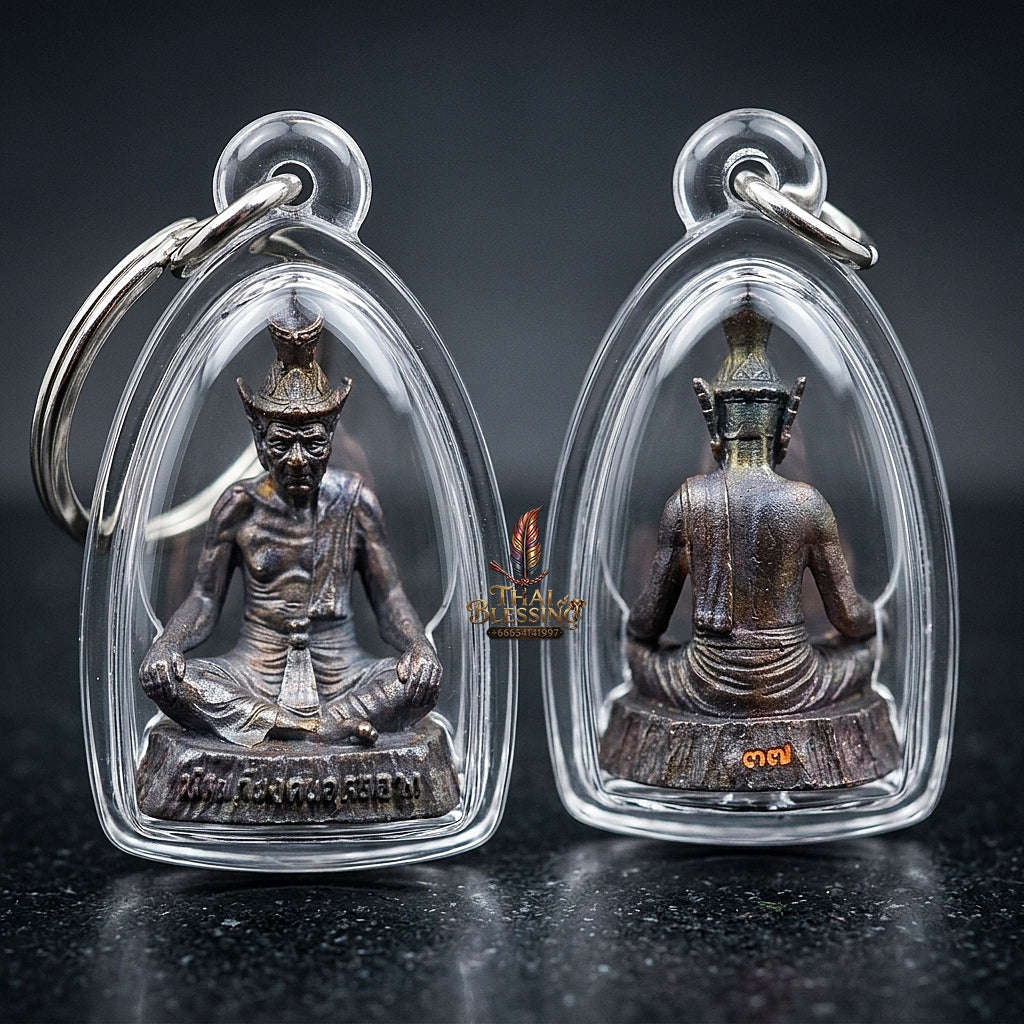 🔥 THE MONUMENTAL ESOTERIC MASTERPIECE OF DIVINE WISDOM, SUPREME ARTISTRY & INVINCIBLE PROTECTION: RUE SI NAROD - BLACK-PATINATED SAMRITH EDITION" Thai Blessing Co By RURUECHA