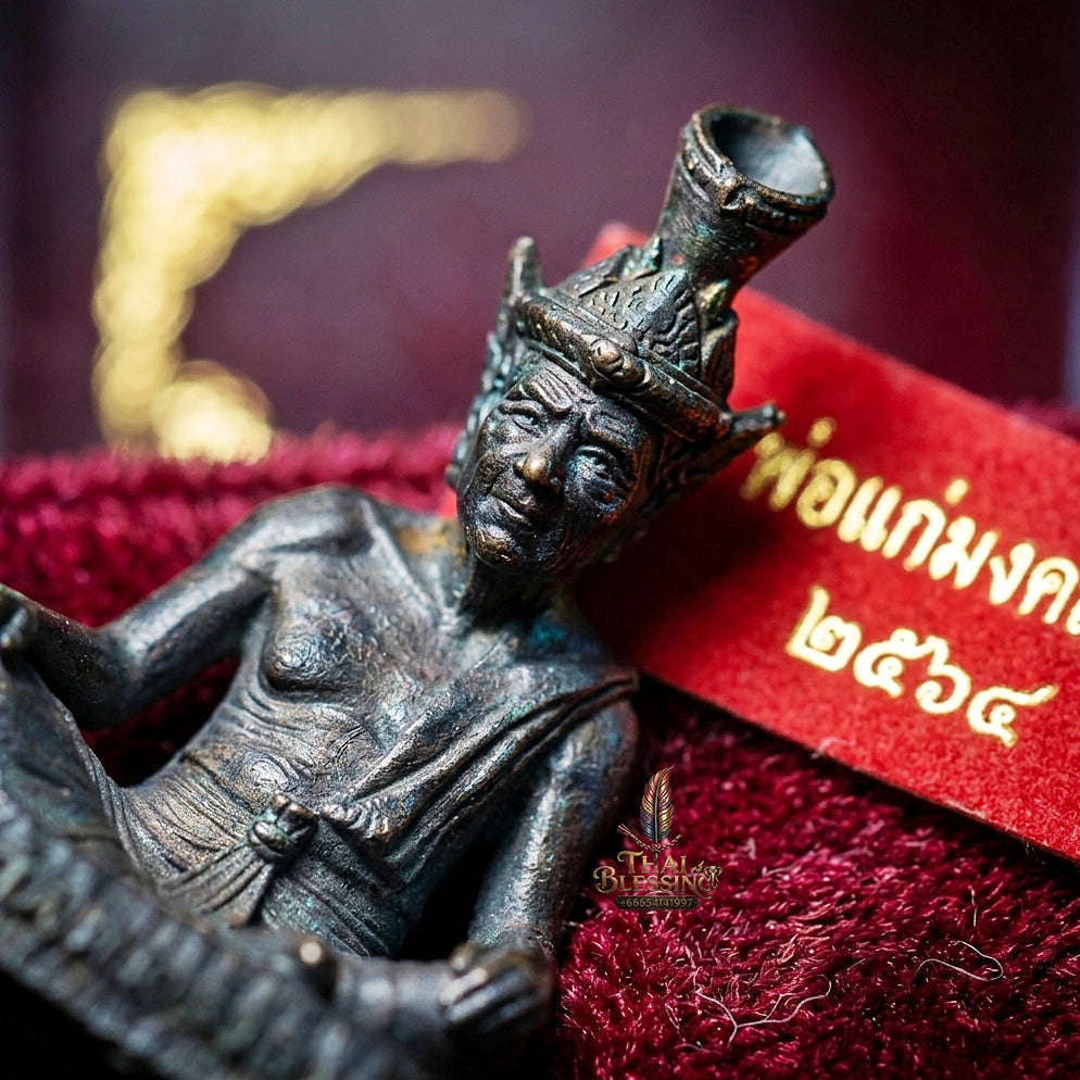 🔥 THE MONUMENTAL ESOTERIC MASTERPIECE OF DIVINE WISDOM, SUPREME ARTISTRY & INVINCIBLE PROTECTION: RUE SI NAROD - BLACK-PATINATED SAMRITH EDITION" Thai Blessing Co By RURUECHA