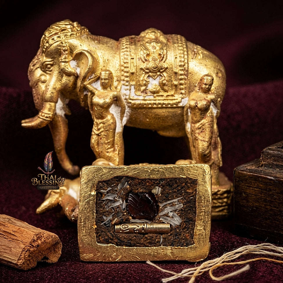 💥 THE MONUMENTAL ESOTERIC MASTERPIECE OF EXTREME LANNAN-ISAN WILD ELEVATION: THE FOUR-MASTER EMPOWERED "PHAYA HATTHI SANGWAS" (ULTRA-LIMITED BRONZE & ANCIENT CHANUAN EDITION, ONLY 269 PIECES WORLDWIDE)! Thai Blessing Co By RURUECHA