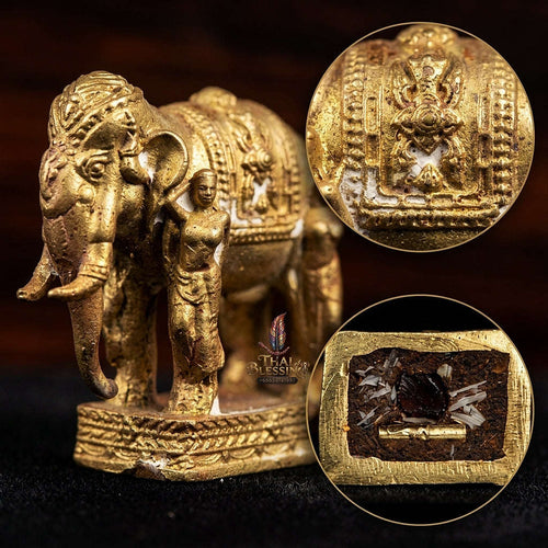 💥 THE MONUMENTAL ESOTERIC MASTERPIECE OF EXTREME LANNAN-ISAN WILD ELEVATION: THE FOUR-MASTER EMPOWERED "PHAYA HATTHI SANGWAS" (ULTRA-LIMITED BRONZE & ANCIENT CHANUAN EDITION, ONLY 269 PIECES WORLDWIDE)! Thai Blessing Co By RURUECHA