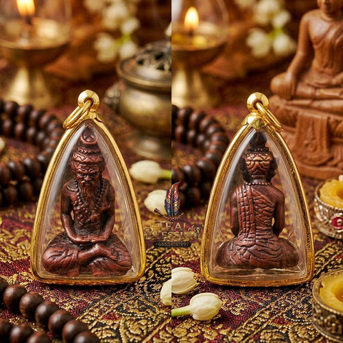 🔥 THE MONUMENTAL ESOTERIC MASTERPIECE OF FIERY ASCETIC WICHA, ALCHEMICAL FLAME-RED SAMRITH & DIVINE WEALTH-PULLING SOVEREIGNTY: RUESI TA FAI Thai Blessing Co By RURUECHA