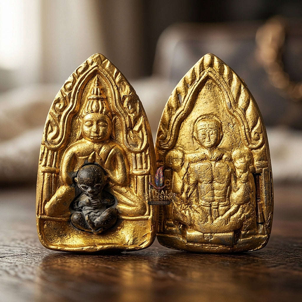 💥 THE MONUMENTAL ESOTERIC MASTERPIECE OF NECROMANTIC SPELLS & ANCIENT METAL ALCHEMY: THE ACHAN ONG-ART SEENGAM KHUNPHAEN RAI MON PHRAI KUMAR (BE 2566)! Thai Blessing Co By RURUECHA