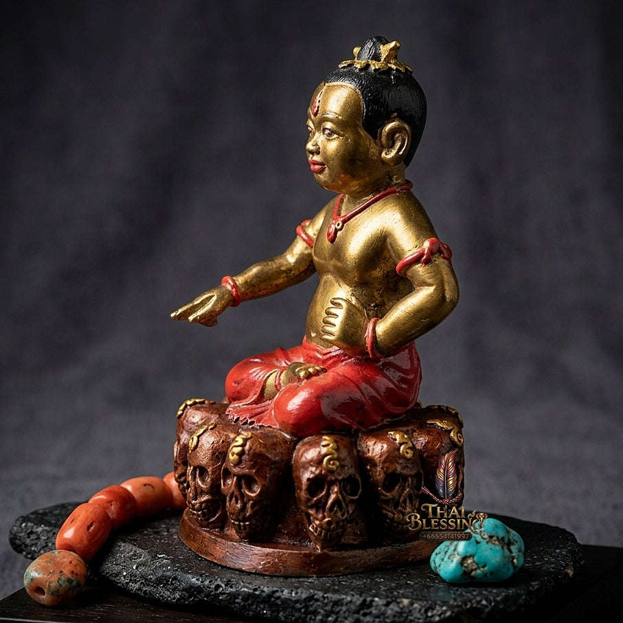 👶 THE MONUMENTAL ESOTERIC MASTERPIECE OF NINE-GHOST NECROMANCY, ALCHEMICAL BRONZE SOVEREIGNTY & EXTREME WEALTH: KUMAN GAO KOT Thai Blessing Co By RURUECHA