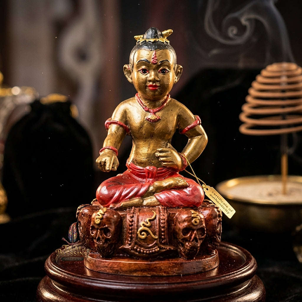 👶 THE MONUMENTAL ESOTERIC MASTERPIECE OF NINE-GHOST NECROMANCY, ALCHEMICAL BRONZE SOVEREIGNTY & EXTREME WEALTH: KUMAN GAO KOT Thai Blessing Co By RURUECHA