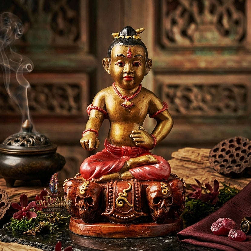 👶 THE MONUMENTAL ESOTERIC MASTERPIECE OF NINE-GHOST NECROMANCY, ALCHEMICAL BRONZE SOVEREIGNTY & EXTREME WEALTH: KUMAN GAO KOT Thai Blessing Co By RURUECHA