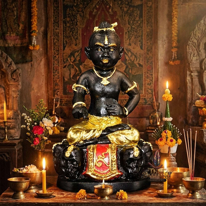 👶 THE MONUMENTAL ESOTERIC MASTERPIECE OF NINE-GHOST NECROMANCY, ALCHEMICAL BRONZE SOVEREIGNTY & EXTREME WEALTH: KUMAN GAO KOT Thai Blessing Co By RURUECHA