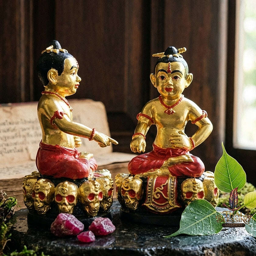 👶 THE MONUMENTAL ESOTERIC MASTERPIECE OF NINE-GHOST NECROMANCY, ALCHEMICAL BRONZE SOVEREIGNTY & EXTREME WEALTH: KUMAN GAO KOT Thai Blessing Co By RURUECHA