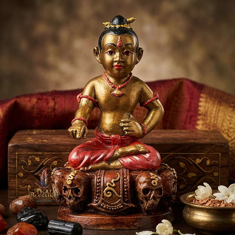 👶 THE MONUMENTAL ESOTERIC MASTERPIECE OF NINE-GHOST NECROMANCY, ALCHEMICAL BRONZE SOVEREIGNTY & EXTREME WEALTH: KUMAN GAO KOT Thai Blessing Co By RURUECHA